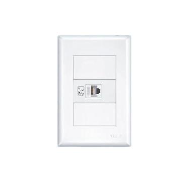 Imagem de Conjunto Tomada Rj45 Fame Elegance 8 Vias