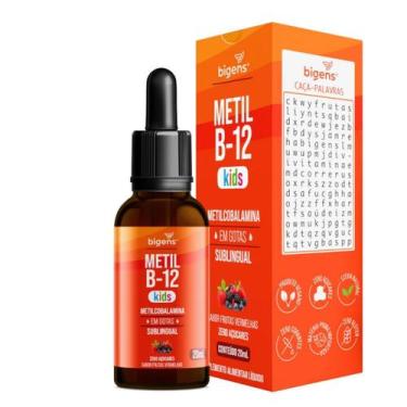 Imagem de Vitamina B12 Metilcobalamina Kids Bigens Frutas Vermelhas 20ml, Frutas