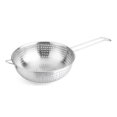 Imagem de Escorredor De Massa Arroz Salada Com Cabo Em Aço Inox 20cm - James F