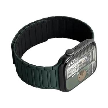 Imagem de Pulseira Esportiva Magnética De Silicone De 49mm 45mm 46mm 42mm 38mm 4