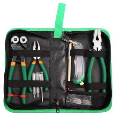 Imagem de ZJMCAJY Ferramenta de corte de vidro, ferramenta de corte de mosaico de ferro, ferramenta de corte de precisão, pinças de azulejo de vidro, garras curvas, ferramentas de mosaico, alicate de corte