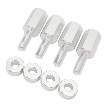 Imagem de Zhjvihx Suporte Ao Elevador do Assento, Extensores Convenientes do Elevador de Assento 4 Peças Alta Dureza Fácil de Instalar Robusta para Maverick X3 Todos Os Anos (Prata)