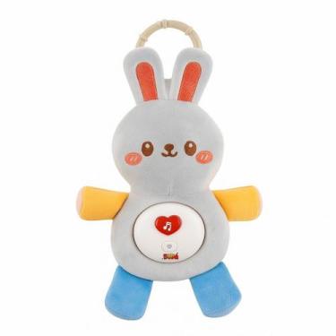 Imagem de Coelho de Pelúcia Sensorial Coelinho Móbile Musical Brinquedos Zoop To