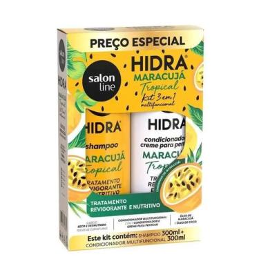 Imagem de Shampoo Mais Condicionador Hidra Maracuja Salon Line 600ML