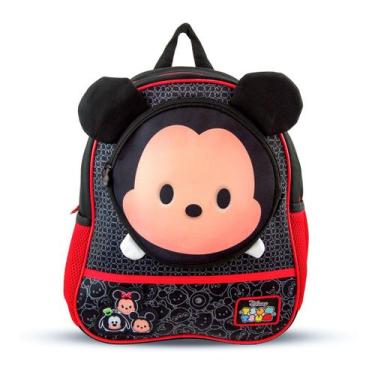 Imagem de Mochila Costas Mickey Mouse Disney Masculina Infantil Escolar Menino, 