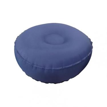 Imagem de Fenteer Almofada inflável para meditação, assento para ioga, ambiente interno e externo, quarto premium, portátil, leve, almofada tatami, Preto