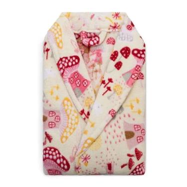 Imagem de Roupão infantil microfibra camesa unicórnio ii  4 a 6 anos 