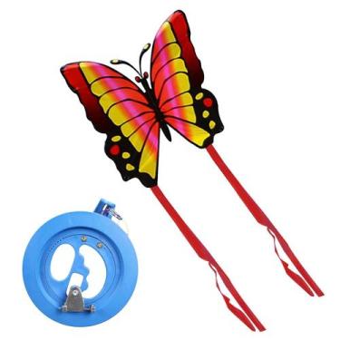 Imagem de Pipas de borboleta fáceis de montar - pipas de borboleta coloridas par