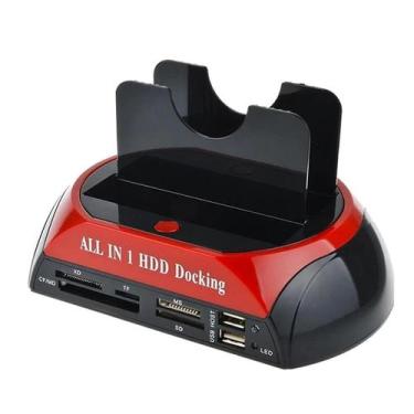 Imagem de Estação de ancoragem de disco rígido Dual Slots Usb 3.0 para Sata Ide 