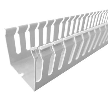 Imagem de Canaleta pvc montagem de painel modelo 50x50 2 metros cnc