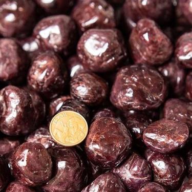 Imagem de Granada Rodolita Rolada 1 kg com Asterisco - Tamanho P (10 a 20mm) - T