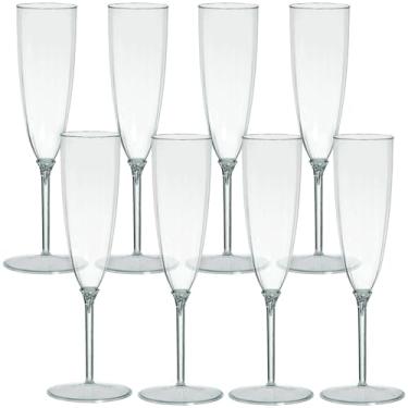 Imagem de amscan Taça de champanhe de plástico, 142 g, transparente