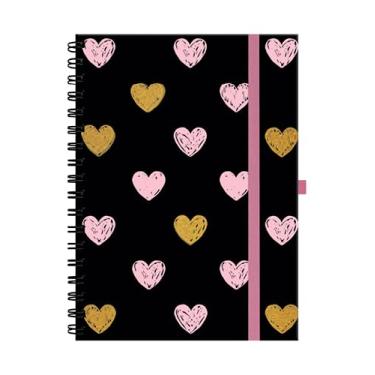 Imagem de Molin Caderno College Argolado Black Heart - 170x235 mm - 1 Unidade