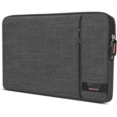 Imagem de Losong Capa de monitor portátil de 46,5 cm, capa protetora acolchoada compatível com monitor portátil Arzora Uperfect AOC KYY, bolsa de viagem com 2 bolsos de acessórios, tamanho, preta