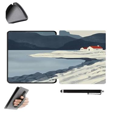 Imagem de GUKSRASO Capa para Kindle Oasis 10ª/9ª Geração (Modelo: CW24WI/S8IN4O) - Compatível com 7 Polegadas, Material TPU à Prova D'água, com Alça de Mão e Caneta Stylus