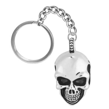 Imagem de Chaveiro de Aço Caveira com Resina 43x23mm