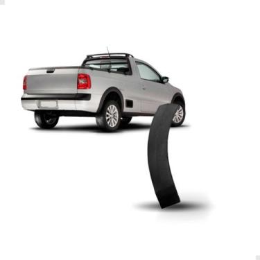 Imagem de Moldura Parachoque Traseiro Saveiro G5 G6 2008 A 2016 Preto - DPF, Dir