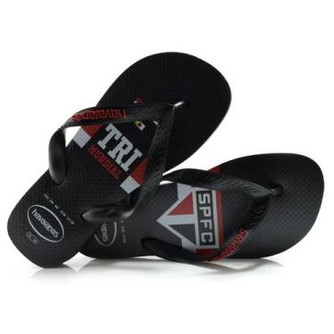 Imagem de Chinelo Masculino Havaianas São Paulo 4148307 AD, Preto, 45/46