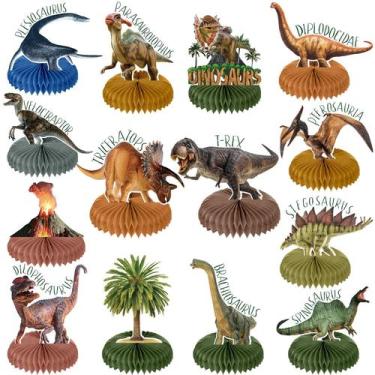 Imagem de Peças centrais Dinosaur Honeycomb Aoriher Dino Volcano 14 unidades