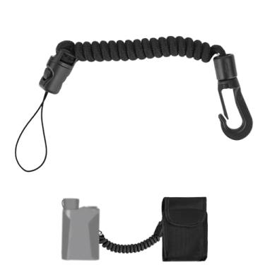 Imagem de Cordão para Telémetro, 8-40cm Cordão Retrátil de Poliéster de Alta Densidade por Telémetro Adequado para Caça Pesca Montanhismo Campismo Telémetros (Preto)