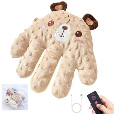 Imagem de Almofada Maozinha Mao Nana Nenem Bebe Criança Naninha Tapinha Sono Son