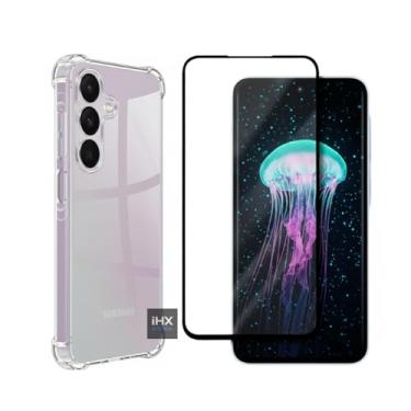 Imagem de [KIT] Capa Capinha Anti-Impacto Premium Transparente + Película de Cerâmica 9D ou Privacidade 3D para Samsung Galaxy A55 (Capa + Película Cerâmica 9D)