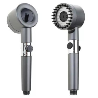 Imagem de Ducha de Mão Alta Pressão para Banho| Jato Forte e Econômico | Portátil, Fácil de Instalar e Ideal para Cabelos Longos, Pets e Limpeza.