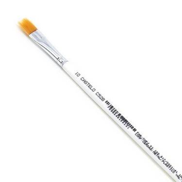 Imagem de Pincel Castelo Série Branca C528 Chato Desfiado - Pincéis castelo, 10