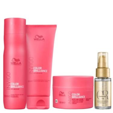 Imagem de Kit Shampoo, Cond, Máscara Brilliance e Oil - Wella