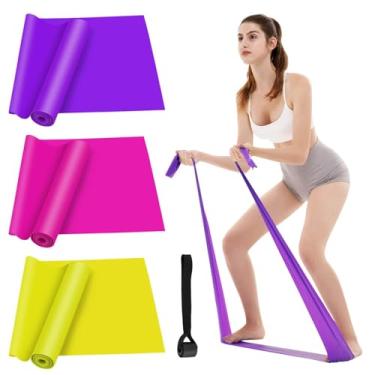 Imagem de Faixas de resistência com âncora de porta, conjunto de exercícios de corpo inteiro para homens e mulheres, equipamento de treinamento de força para academia em casa