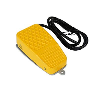 Imagem de TEMCo Interruptor de pé de alumínio CN0002 10A SPDT NO NC Pedal de energia elétrica Momentâneo CNC