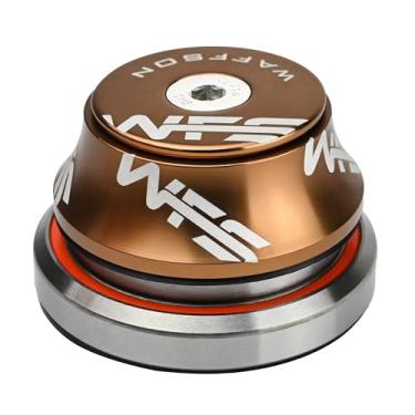 Imagem de WFS HY877 Conjunto de fones de ouvido integrados afunilados de 3,5 a 3,5 cm para tubos de cabeça afunilada - liga de alumínio CNC, sem rosca, rolamentos selados para mountain bike, cidade, bicicletas