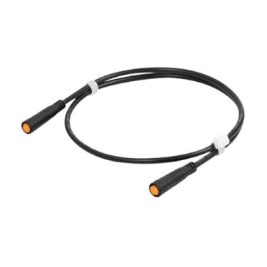 Imagem de Generic Cabo de extensão para bicicleta elétrica, plugue de 3 pinos, cabo de extensão de borracha profissional, conector à prova d'água para acessório de, Fêmea