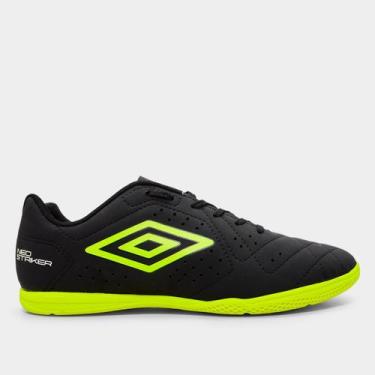 Imagem de Chuteira Futsal Umbro Neo Striker Unissex, Preto, Prata, 43