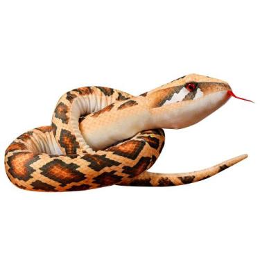 Imagem de Boneca de brinquedo de pelúcia Realistic Snake, cartão de pelúcia com 