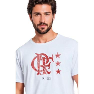 Imagem de Camiseta Est Flamengo Emblema Reserva, Branco, G