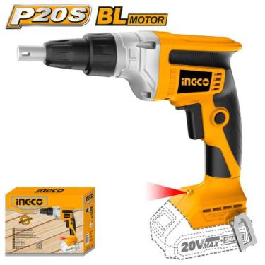 Imagem de Parafusadeira Para Drywall 1/4 Pol à Bateria 20V Linha P20S INGCO