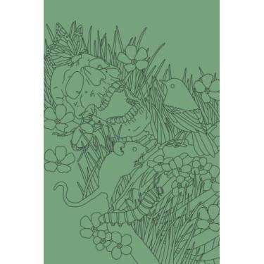 Imagem de Notebook: 6x9 Minimalist Skeleton Notebook with 120 Blank Lined Pages