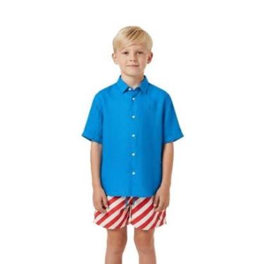 Imagem de Camisa Manga Curta Tp Linho Tinturado Reserva Mini-Masculino