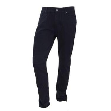 Imagem de Calça Sarja Masculina King&Joe Slim Fit Preta - CL2212-Masculino