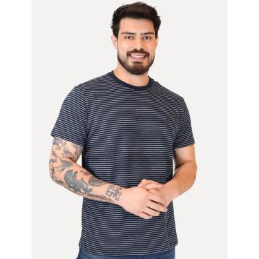 Imagem de Camiseta Reserva Masculina Regular Blue Listrado Azul Marinho-Masculino