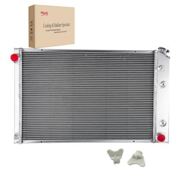 Imagem de Kaiakui Substituição do radiador de alumínio de 3 fileiras para Chevy C10 C20 C30 C1500 C2500 C3500 K10 K20 K30 Blazer, Chevy GMC C1500 C2500 C3500 C3500 C3500 0 Subúrbio , 1973-1991 GMC Jimmy,