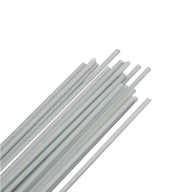 Imagem de TRGCJGH Argolas de estufa para jardim, estacas de canteiro elevadas para suporte de plantas, cobertura de fileira de estufa, fibra de vidro sem ferrugem (5 mm x 1,8 m), 50 peças)