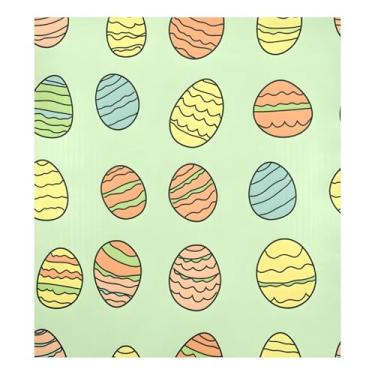 Imagem de Blueangle Capa magnética para lava-louças ovos coloridos de Páscoa, decoração da capa da máquina de lavar louça, adesivos de eletrodomésticos, adesivos de eletrodomésticos, 58 cm C x 66 cm adesivo