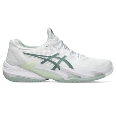 Imagem de ASICS Tênis feminino Court FlyteFoam 3, Branco/Lichen Rock, 34