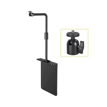 Imagem de uhyOHF Suporte extensível para projetor de cabeceira doméstico sofá de cabeceira clipe oculto PTZ moldura universal montada na parede projetor sem furos para cama suporte de parede para projetor (B