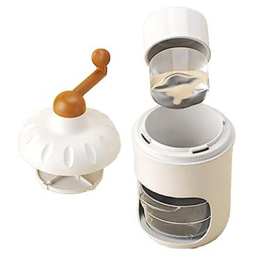 Imagem de GLOGLOW Máquina de Gelo Raspado Com Manivela, Lâminas de Aço Inoxidável para Casa, Triturador de Gelo Fácil para Smoothies e Bebidas, Utensílios de Cozinha