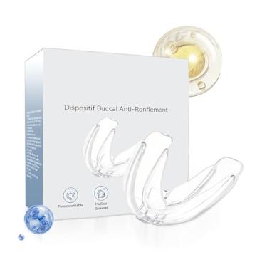 Imagem de Aparelho Bucal para Ronco - Bucal contra Bruxismo | Aparelho para Apneia do Sono à Noite - para Homens e Mulheres Hora de Dormir Casa Viagem Diário Quarto Noite