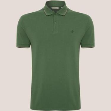 Imagem de Camisa Polo Dudalina Jacquard Frisos Masculino-Masculino