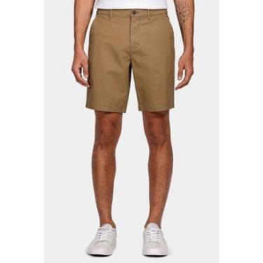 Imagem de Bermuda Chino Clássica Sarja Cáqui-Masculino